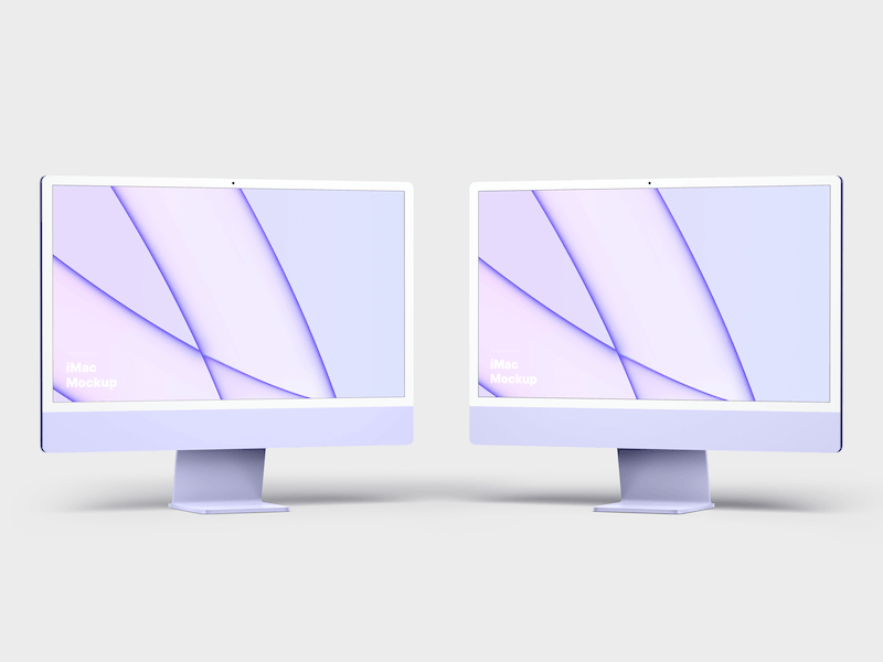 iMac 24-inch Mockups, 09
