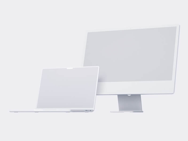 Apple Mockups Bundle, Clay, 23