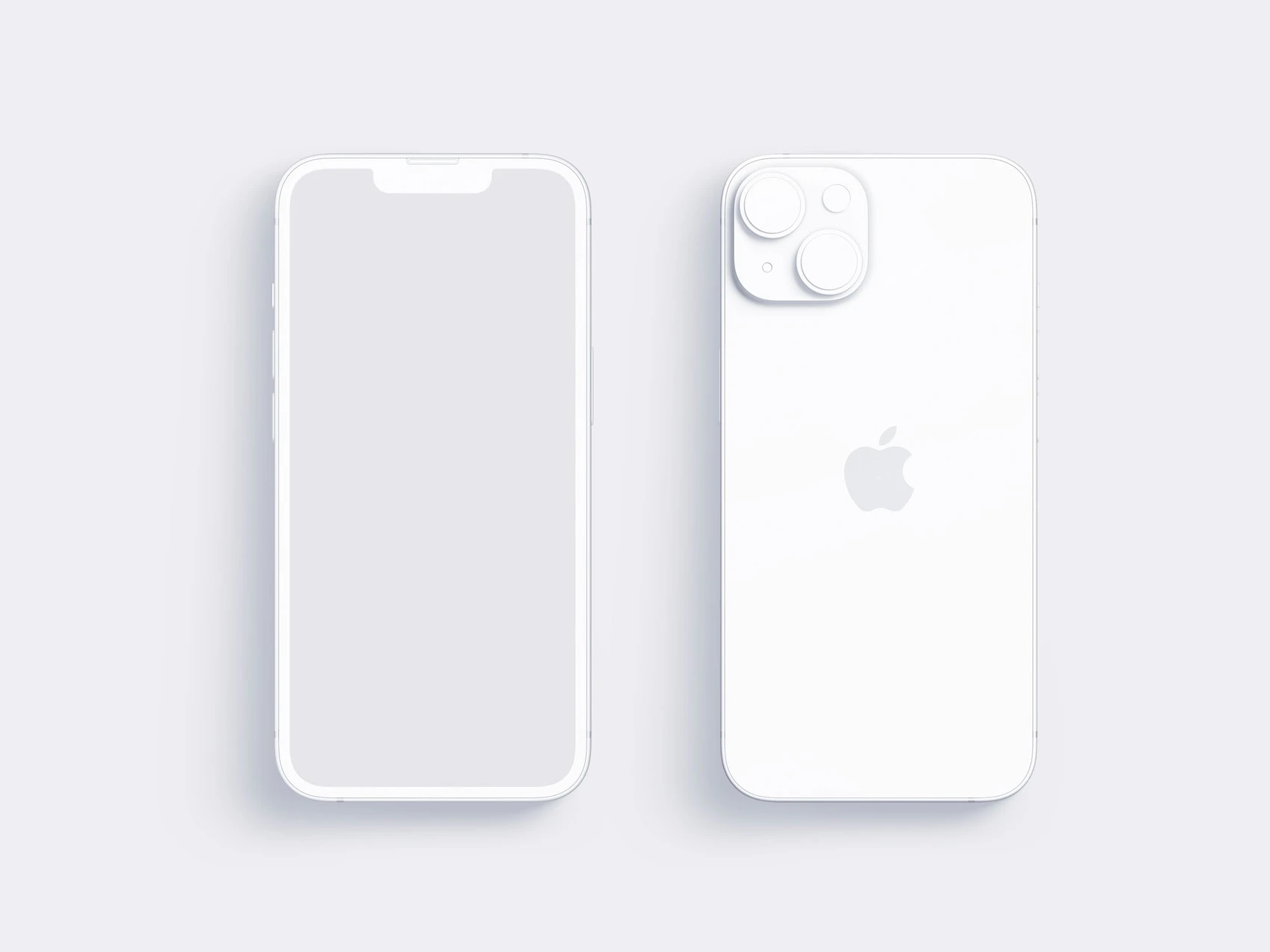 iPhone 14 Clay Mockup, 11 1