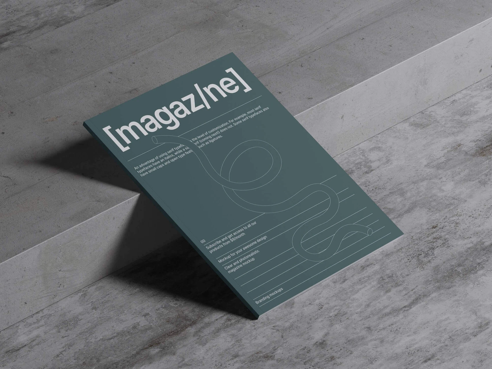 Bode, Magazine Mockup, US, 08 1