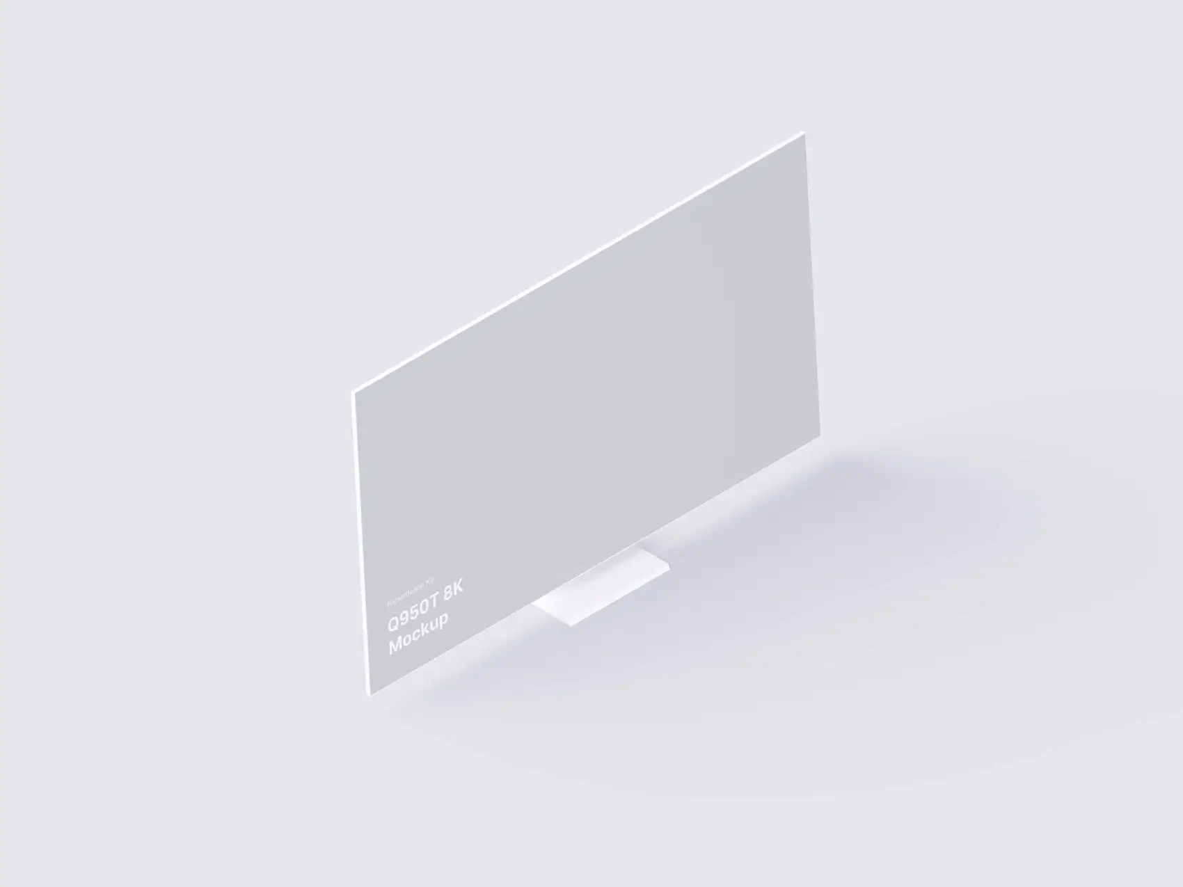 Samsung TV Clay Mockups (Q950T 8K), 12 1