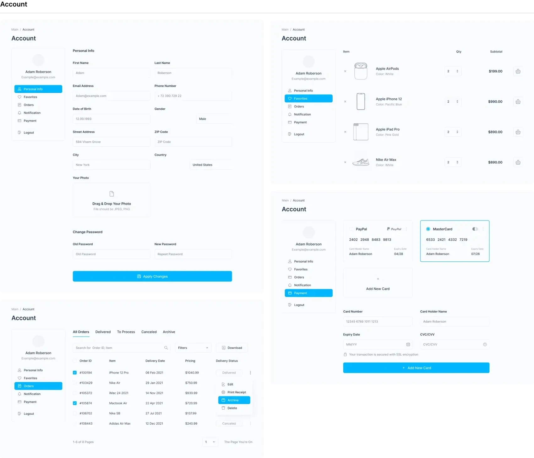 Wirekit: Ecommerce 9