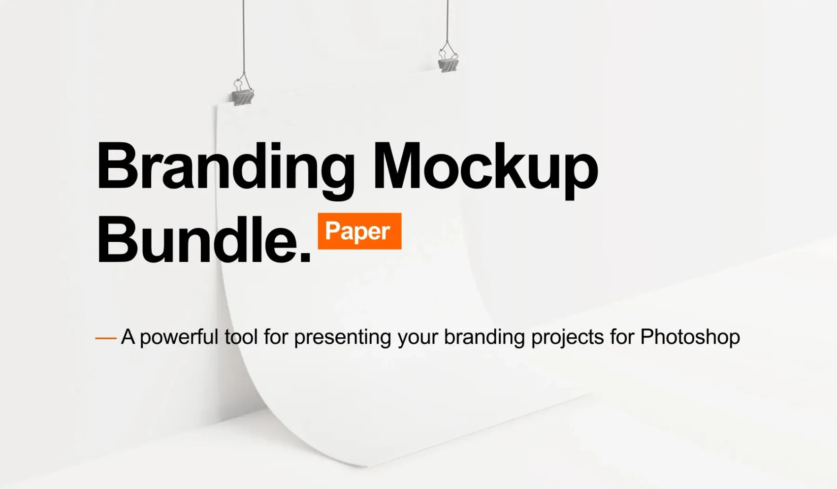 Paper Branding Mockups Bundle 1