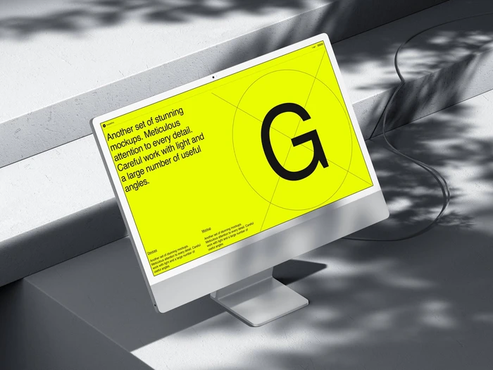 G-Mockups: iMac 24", 14