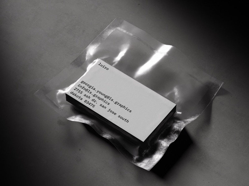 Luiro, Business Card Mockups and Transparent Packaging, US 14