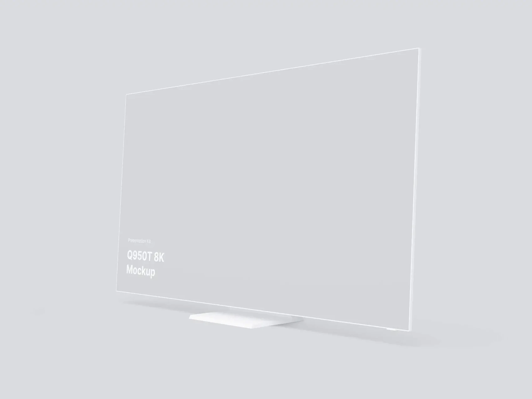 Samsung TV Mockup (Q950T 8K) 27