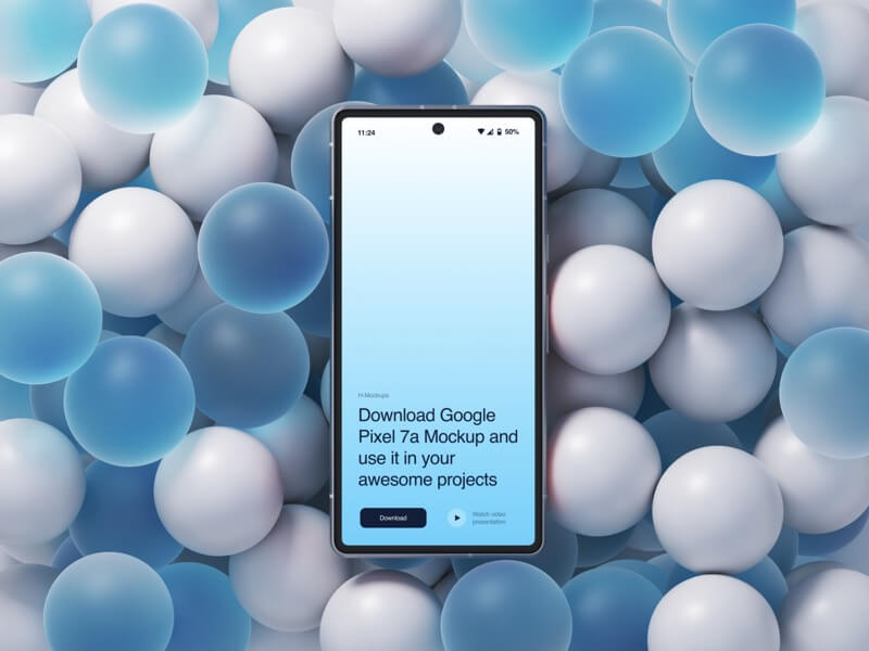 H-Mockups: Google Pixel 7a, 05
