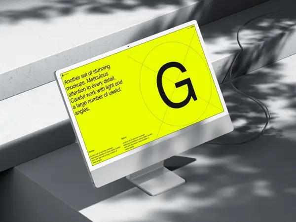 G-Mockups: iMac 24", 14