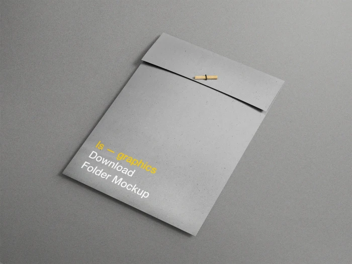 Free A4 Folder Mockup