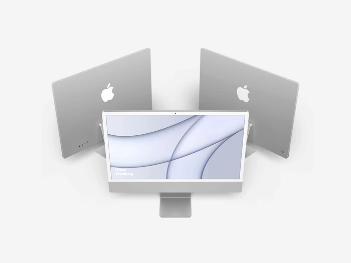 iMac 24-inch Mockups, 15