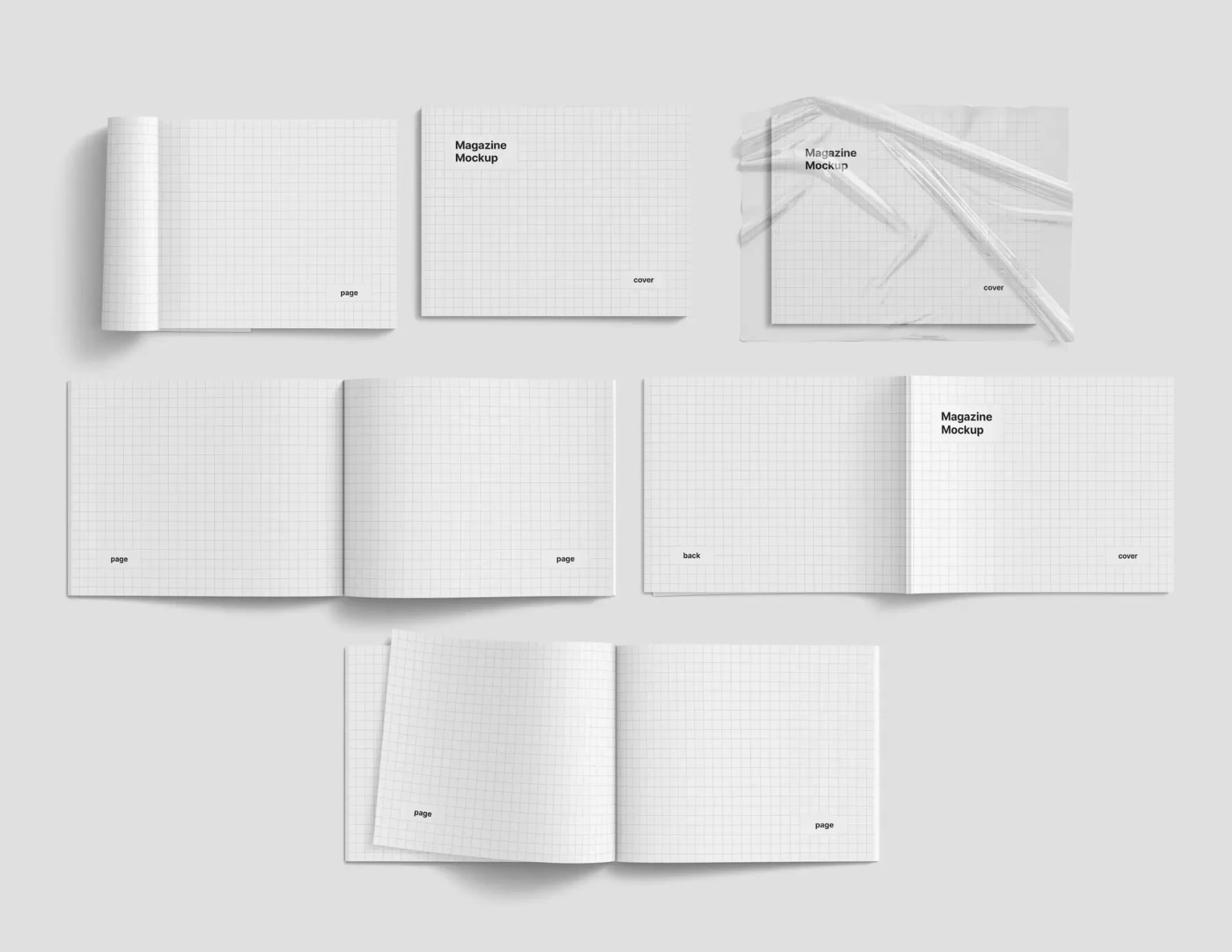 Magazine Mockup Bundle 54