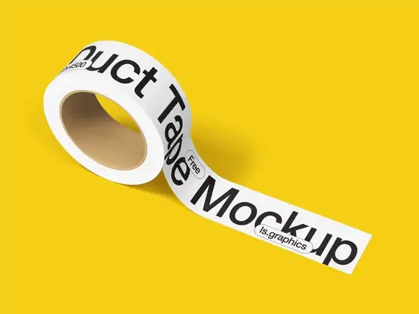Free Duct Tape Mockup
