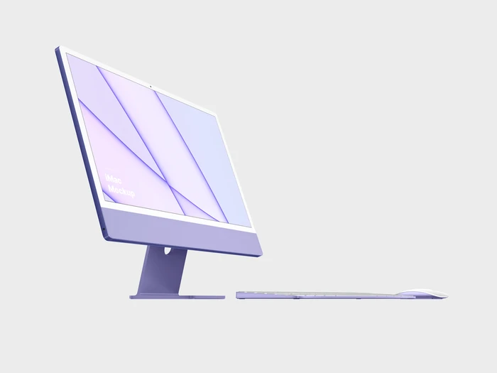 iMac 24-inch Mockups, 02
