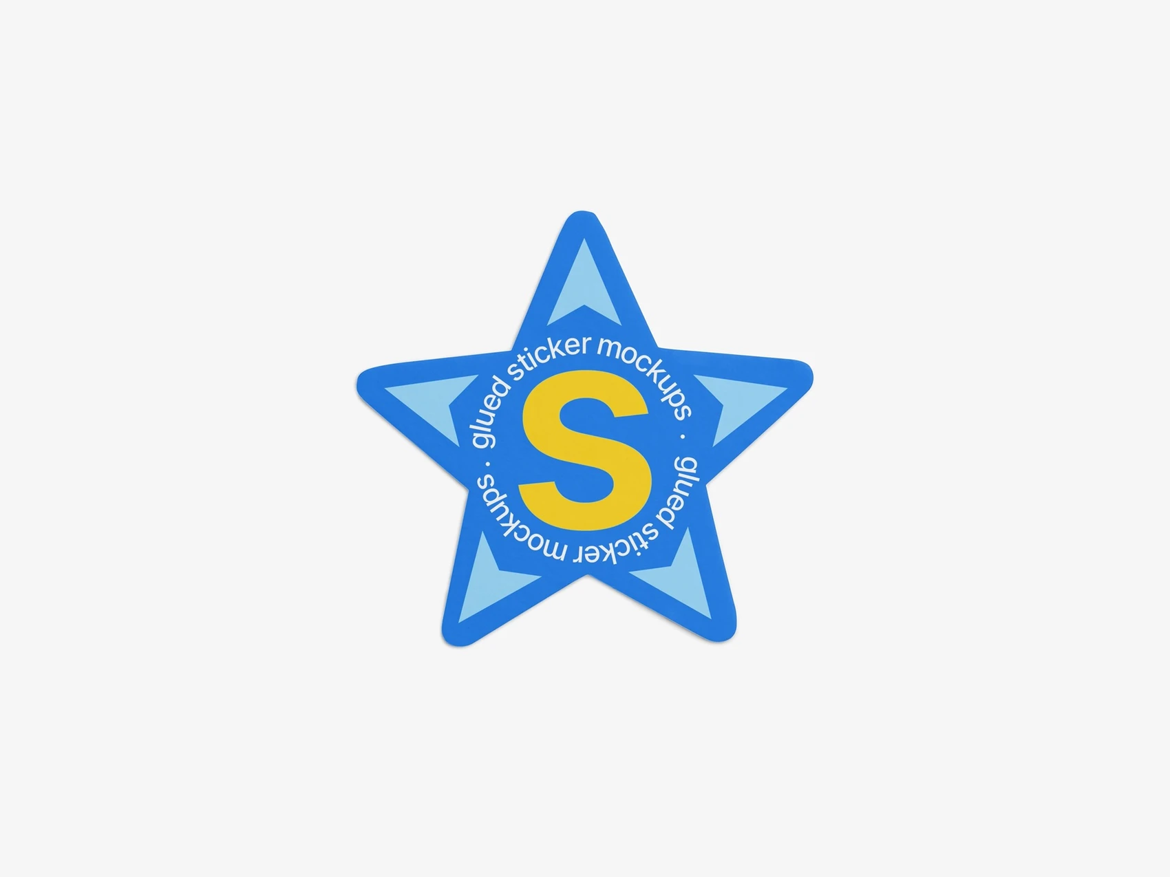 Glossy Sticker Mockup, Scene 32 1