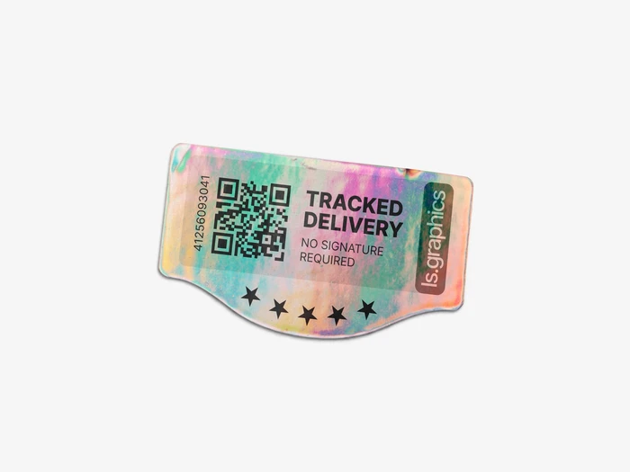 Holographic Sticker Mockup, Scene 30
