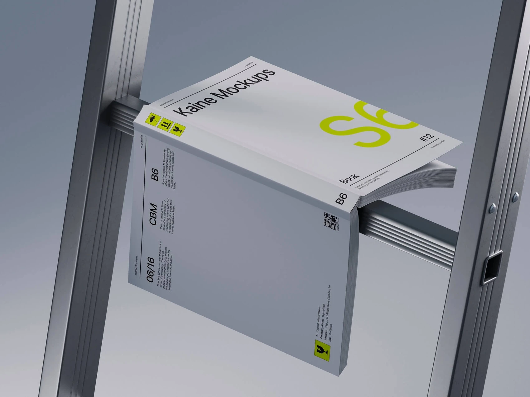 Kaine, Premium Quality Book Mockup, EU, 12 1
