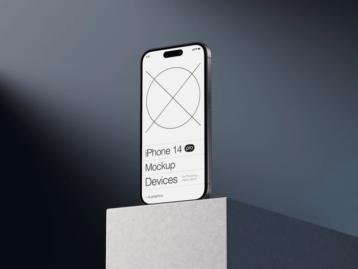 A-Mockups: iPhone 14 Pro, 01