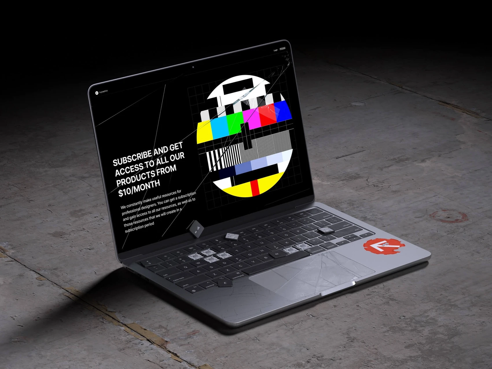 Bvge, Premium Quality MacBook Air Mockup and Sticker Mockup, 04 1