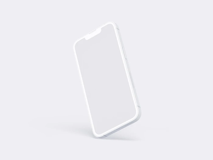 iPhone 14 Clay Mockup, 05