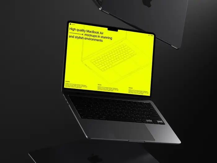 E-Mockups: MacBook Air, 01