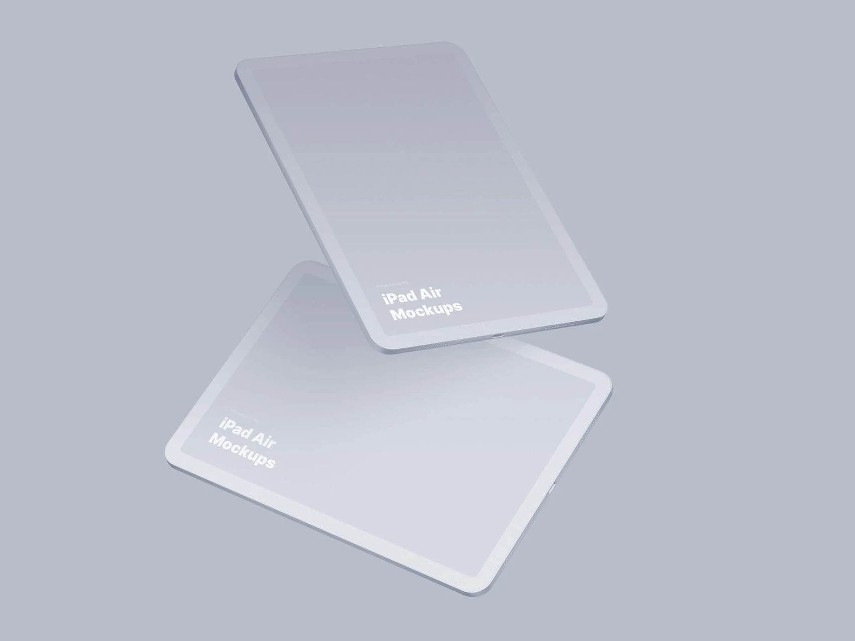 iPad Air (2020) Clay Mockups, 10 1