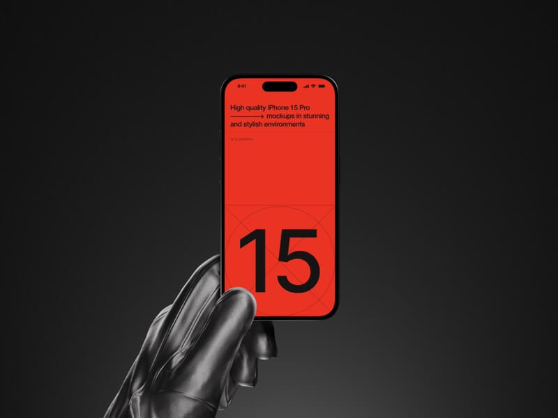 P-Mockups, iPhone 15 Pro, 06