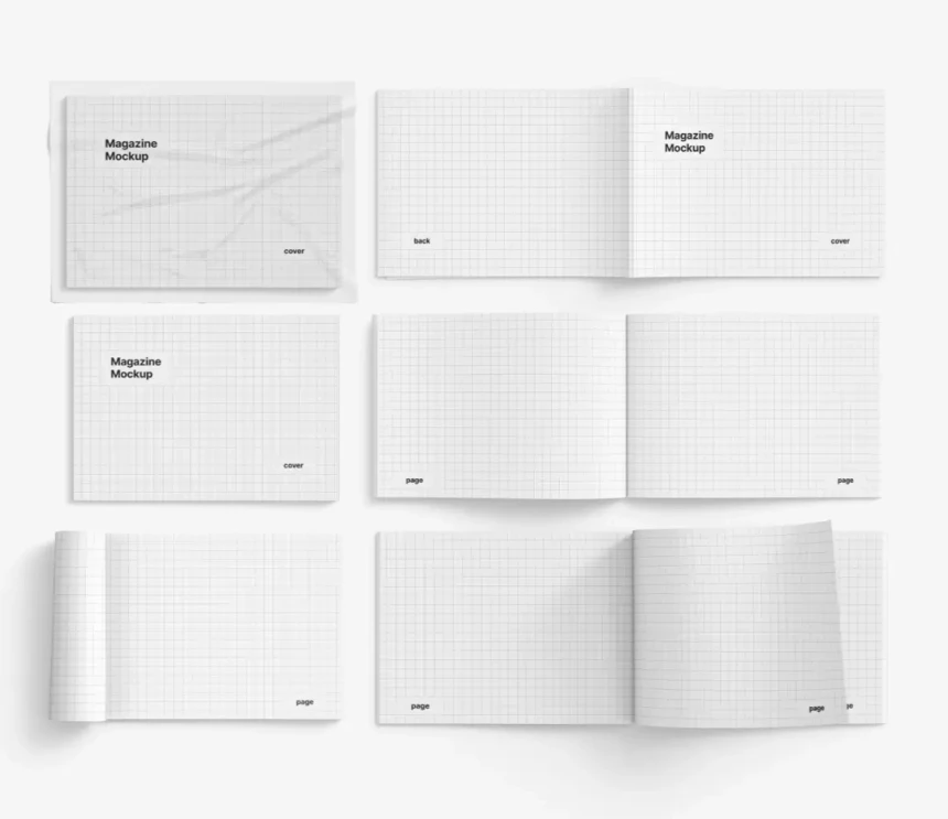 Magazine Mockup Bundle 5