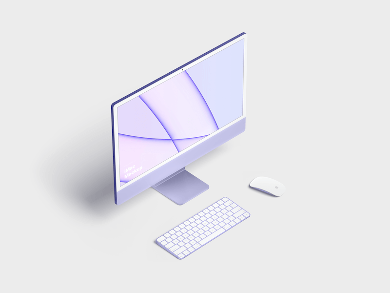 iMac 24-inch Mockups, 04