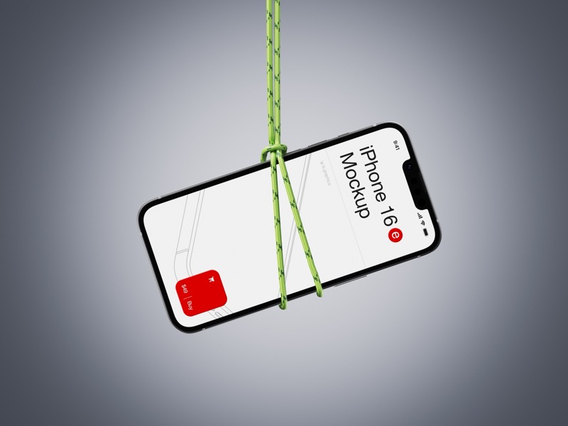 Z-Mockups, iPhone 16e, Scene 13