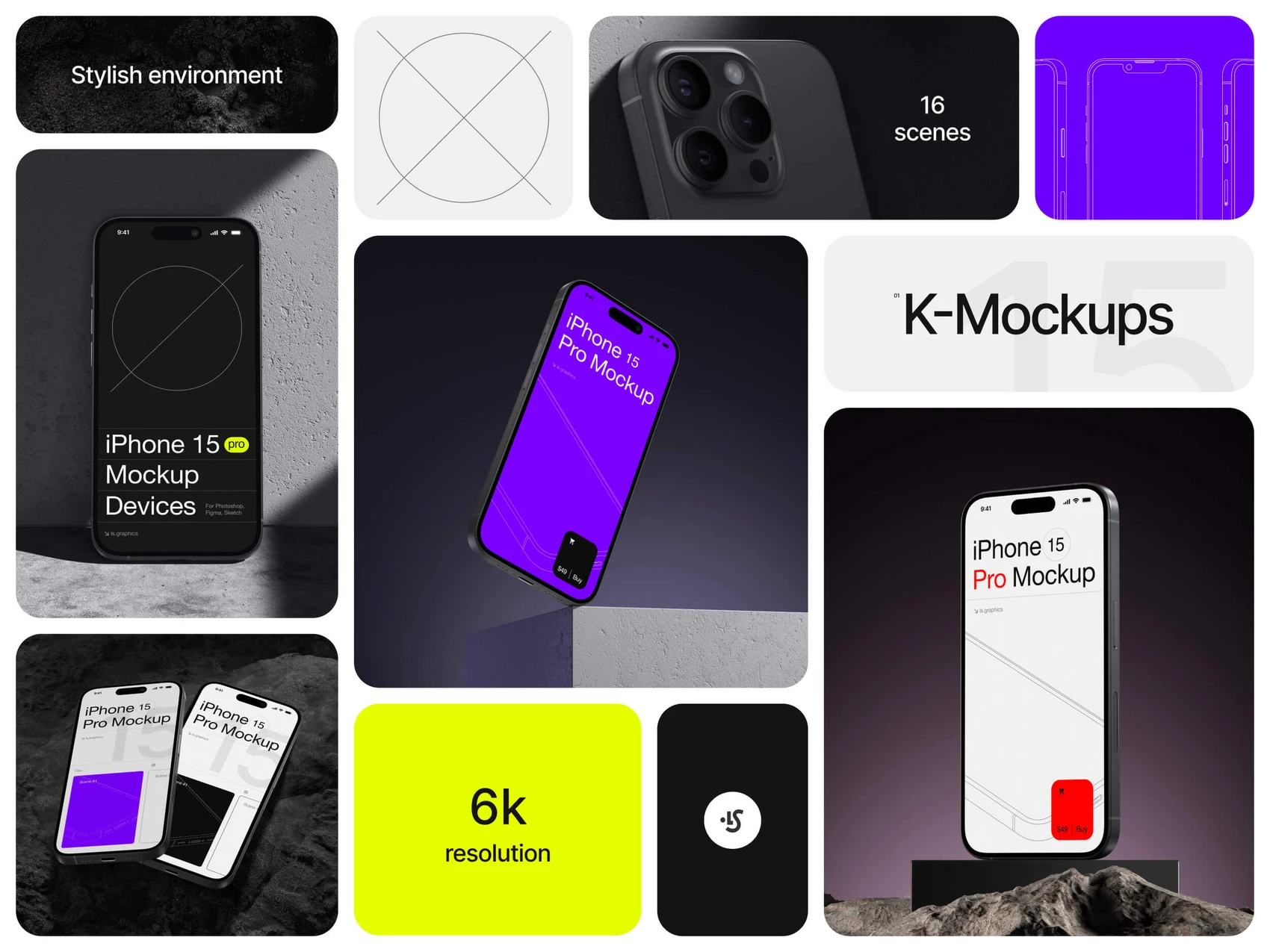 K-Mockups: iPhone 15 Pro 2