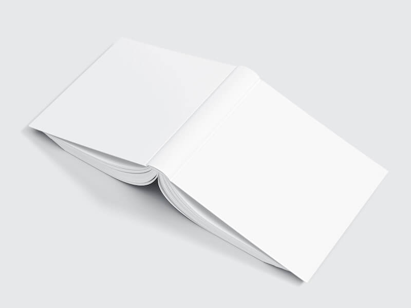 Book Mockup, Square-Angled, 05