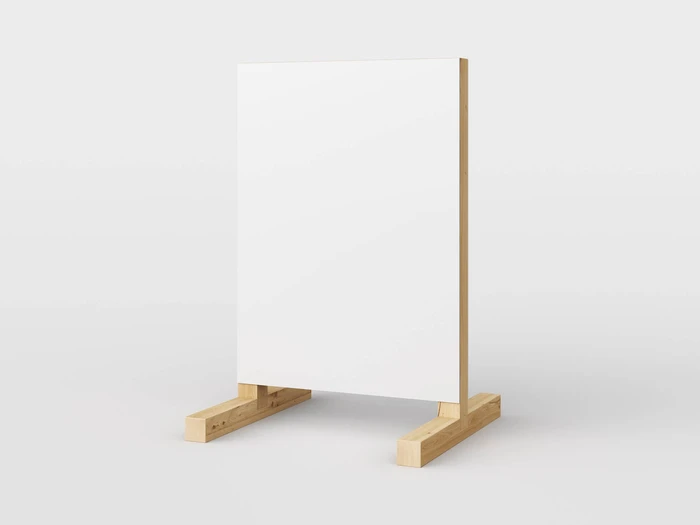 Sign Mockup, Wood, 07