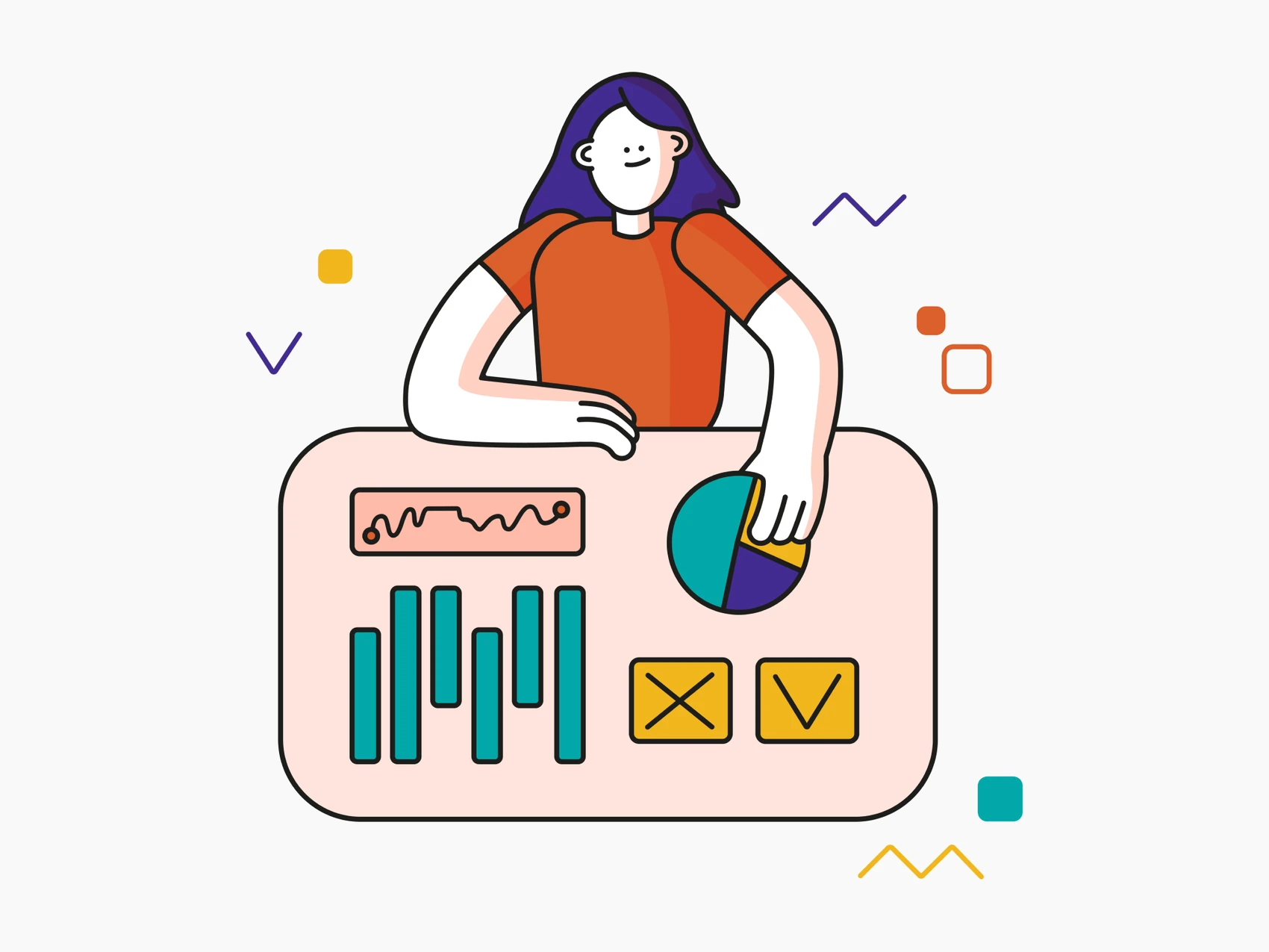 Clusck-2, Dashboard 1
