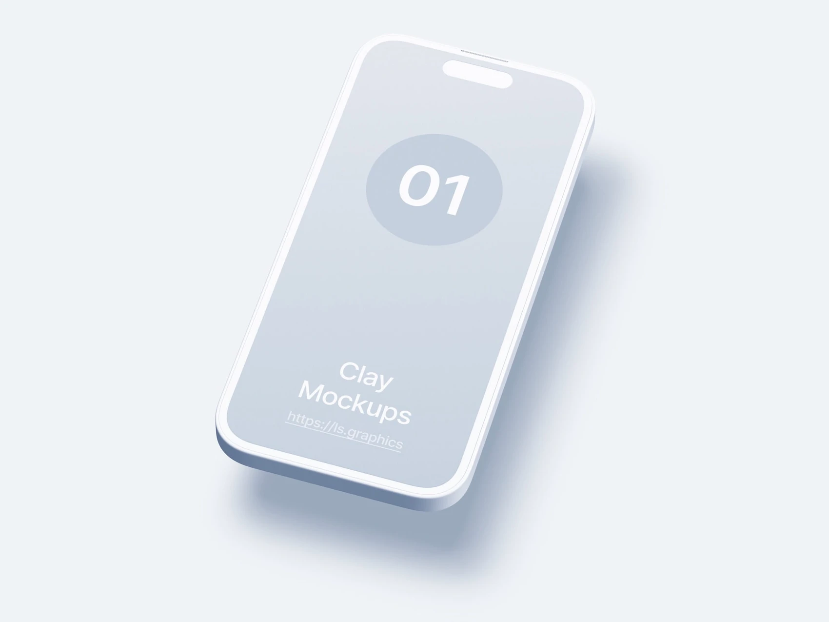 iPhone 14 Pro Clay Mockups, 11 1