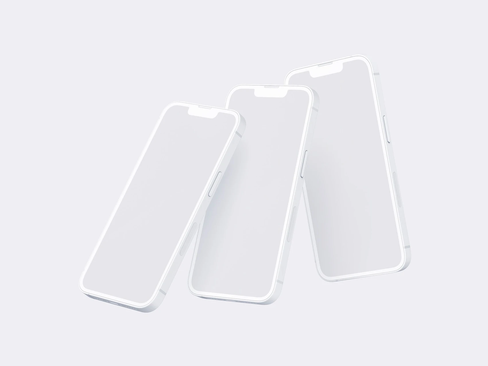 iPhone 14 Clay Mockup, 08 1