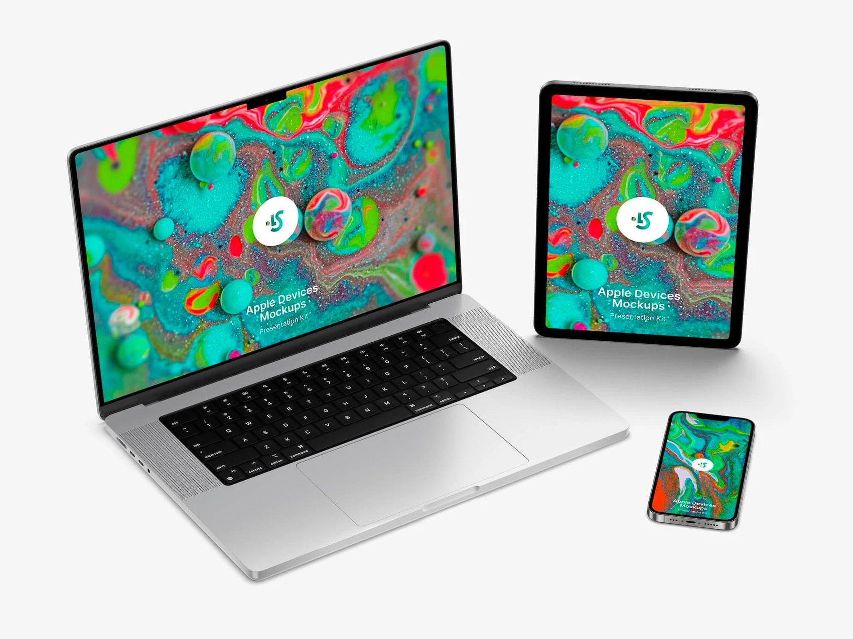 Apple Mockups Bundle, Realistic, 02 1