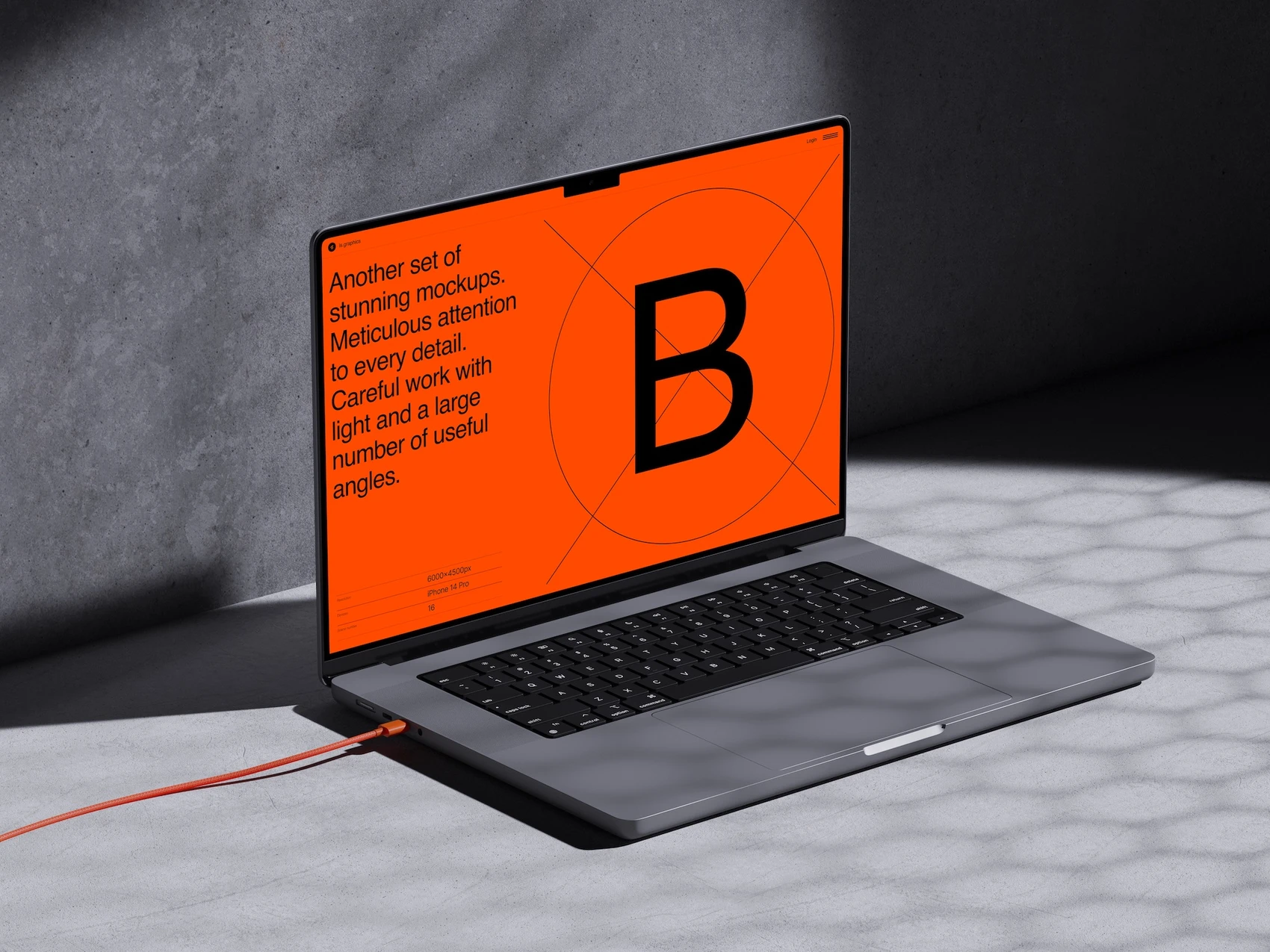 B-Mockups: Macbook Pro, 04 1