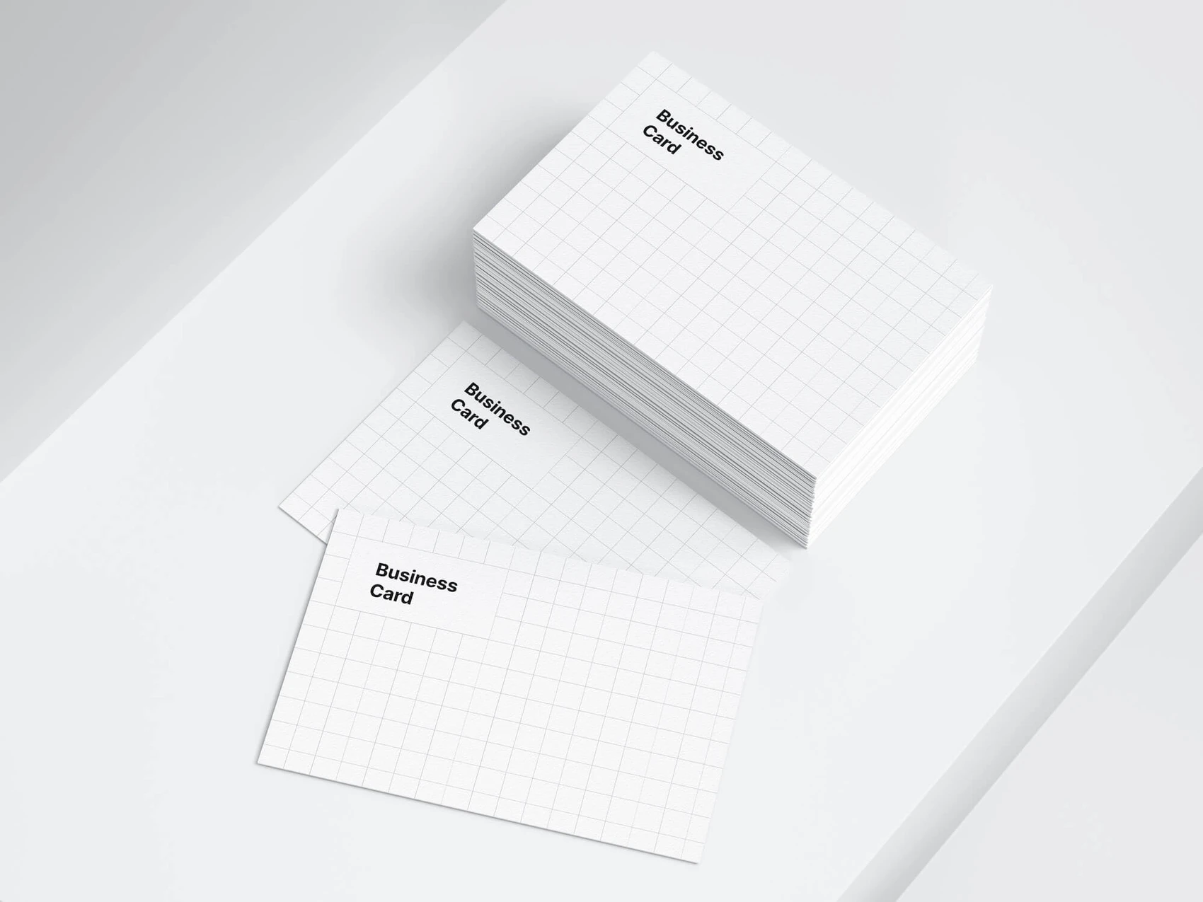Business Card Mockups, EU-Angled, 10 1