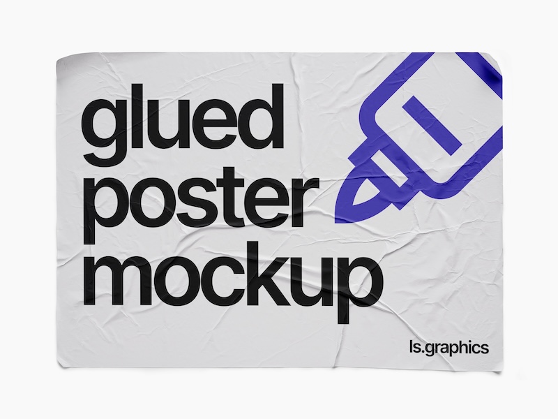 Glued Paper Mockup, EU, Glossy, 18