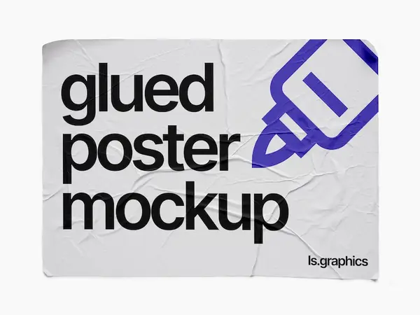 Glued Paper Mockup, EU, Glossy, 18