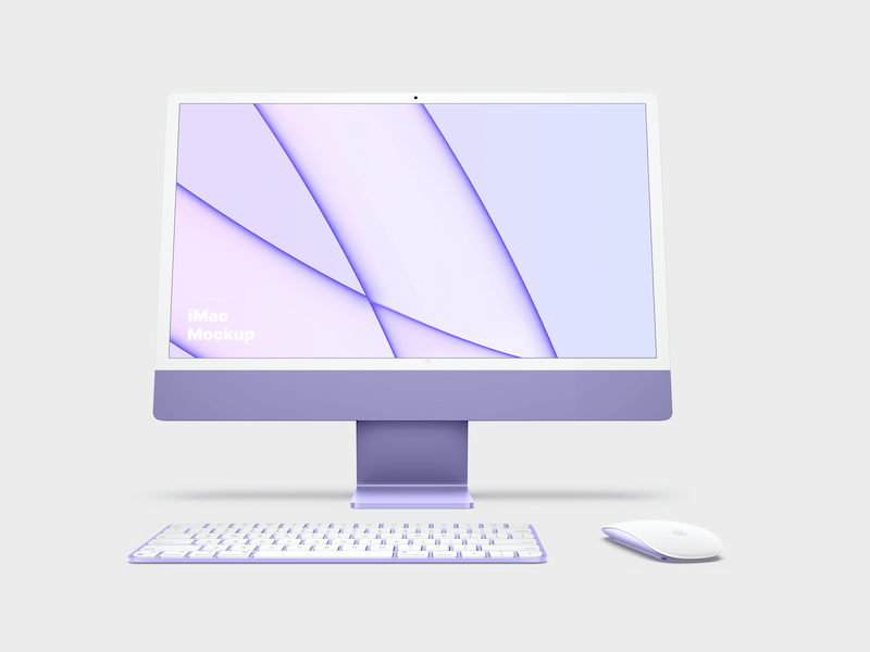 iMac 24-inch Mockups, 03