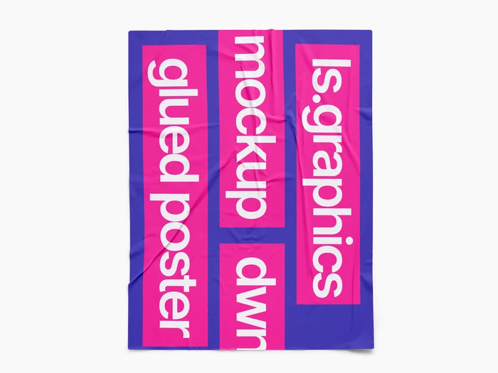 Glued Paper Mockup, US, Glossy, 10