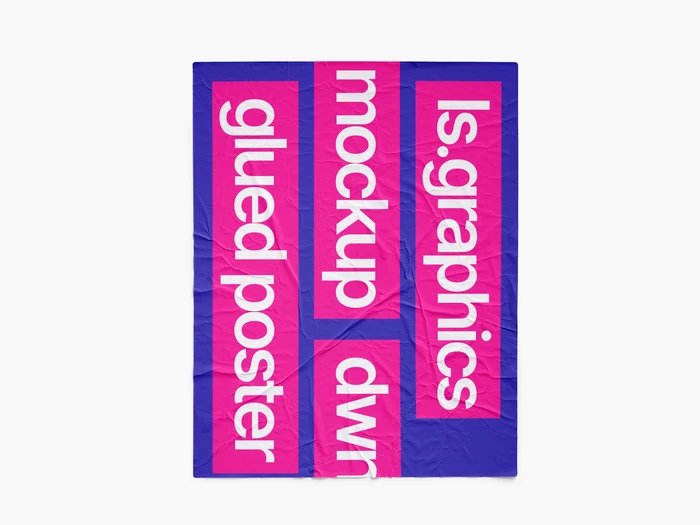 Glued Paper Mockup, US, Glossy, 4