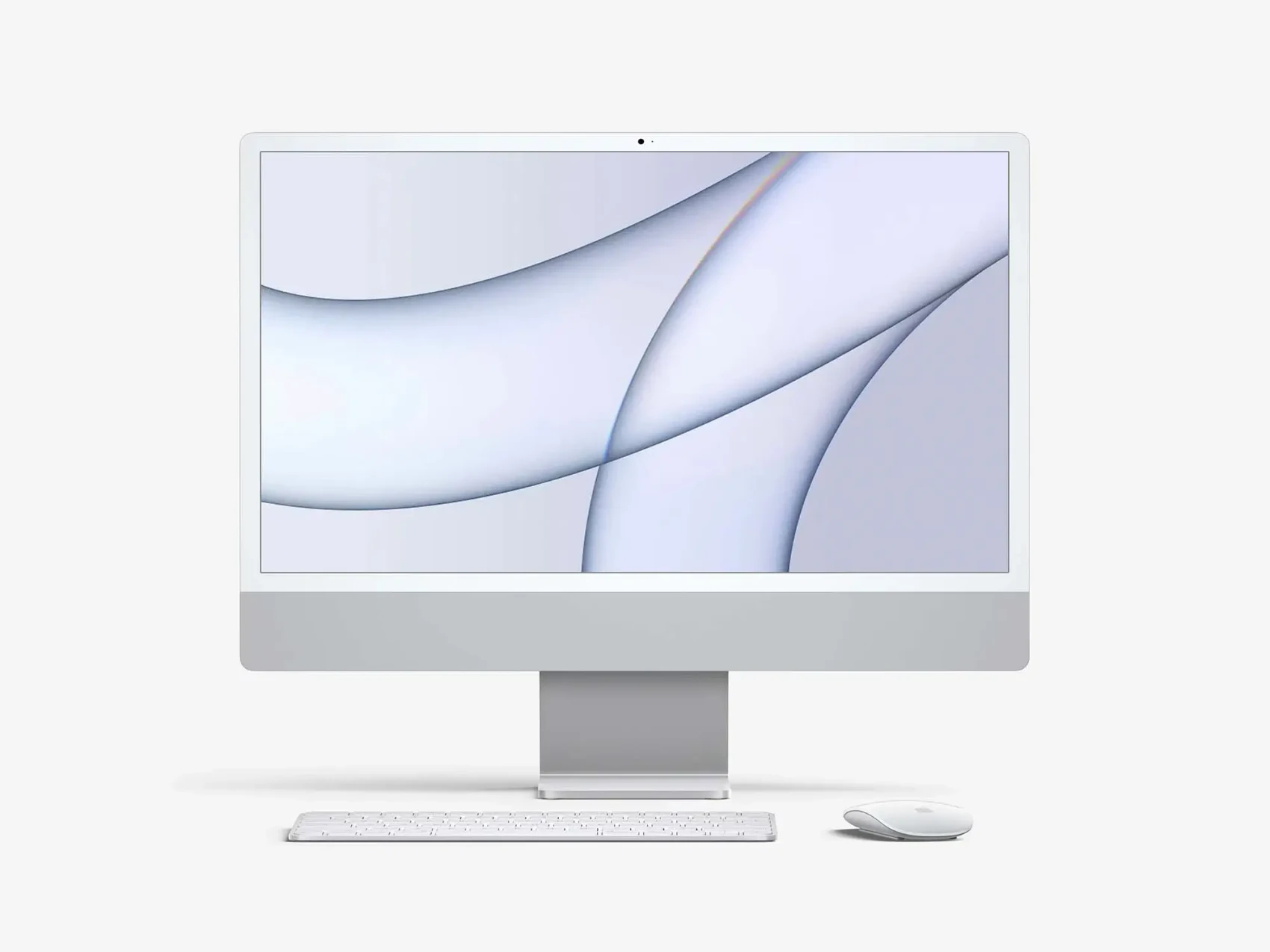 Free iMac 24-inch (2021) Mockup 6
