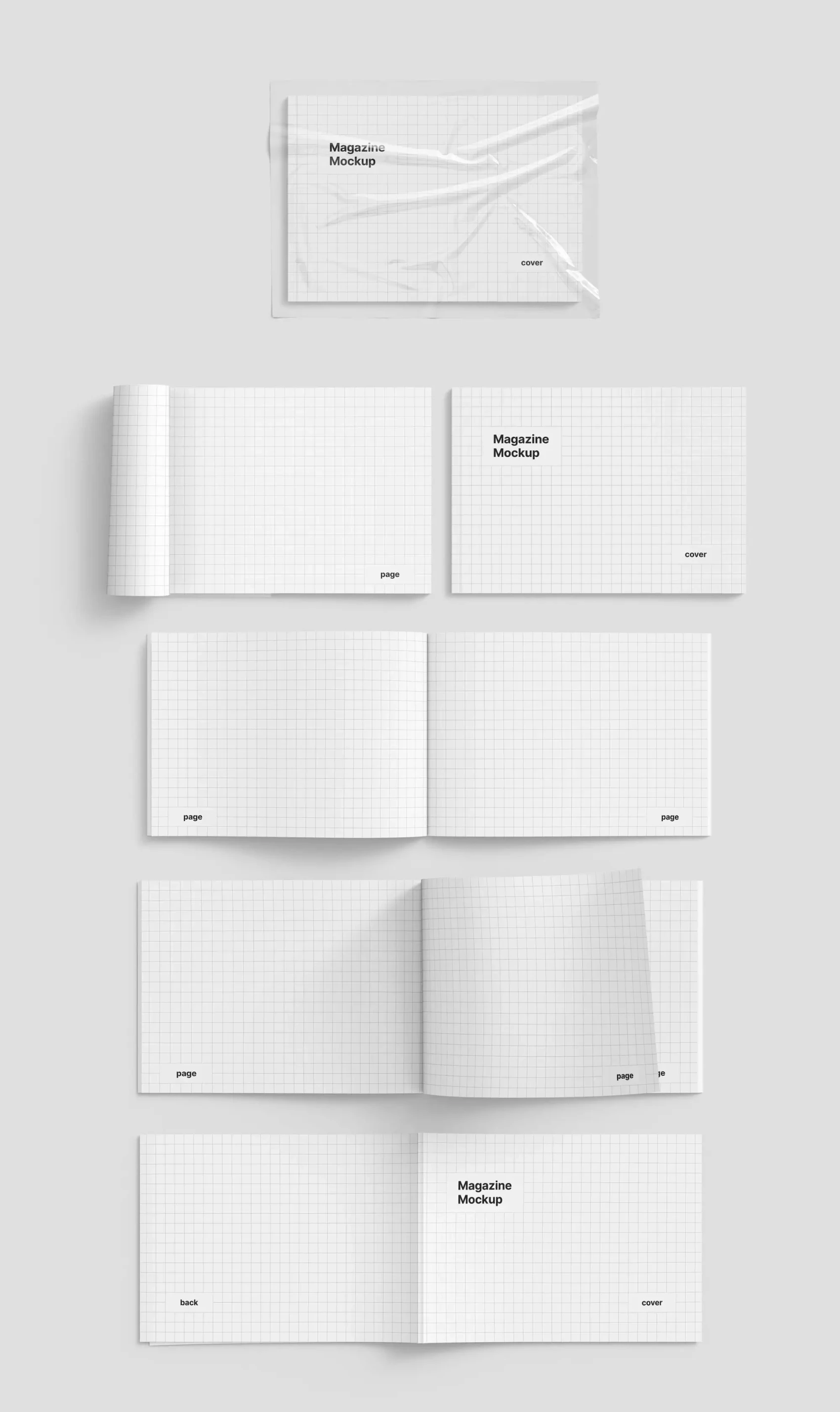 Magazine Mockup Bundle 52