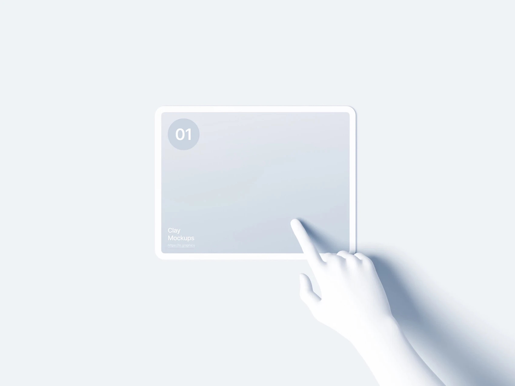 Hands Clay Mockups, 01 1