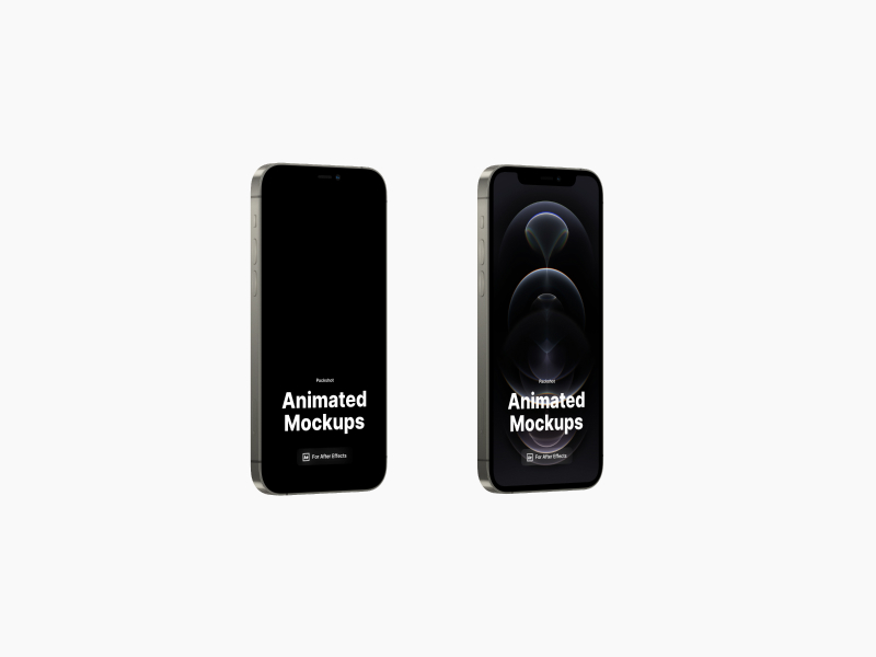 iPhone 12 Pro Looped, Animated Mockup, 08