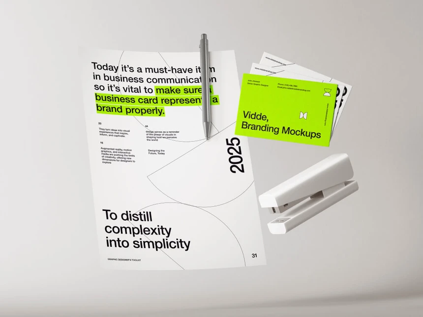 Vidde, Branding Mockups 11