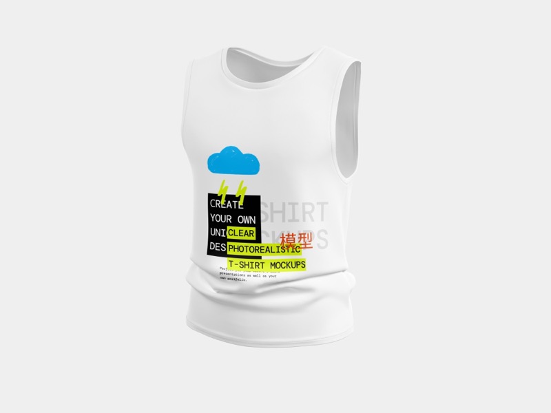 T-Shirt Mockup, Style 01, 01