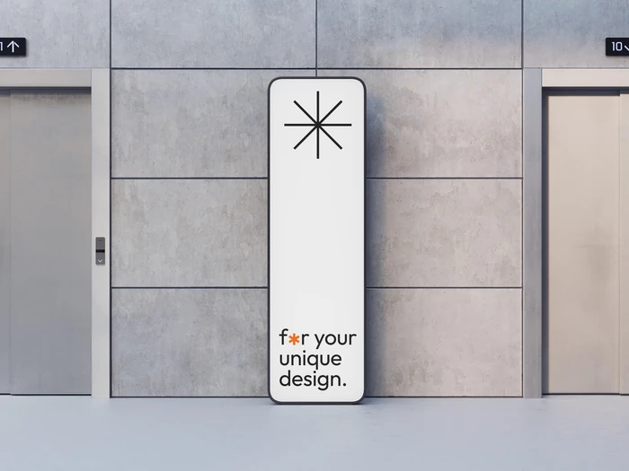 Stylish Vertical Banner Mockup, Environment, 26